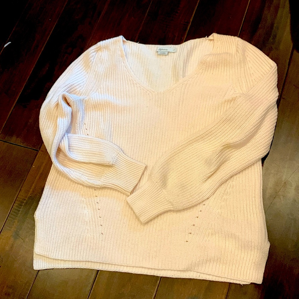 Reitmans pink pullover knit sweater